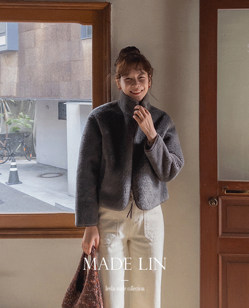 [일주일 특가][베스트특가 1만원 할인]MADE LIN덴트 부들부들 폭닥 배색 후리스 집업[size:F(55~66반)]