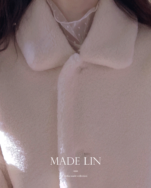 [신상특가 2만8천원 할인]MADE LIN클레니 리버시블 무스탕 하프 코트[size:F(55~66)]